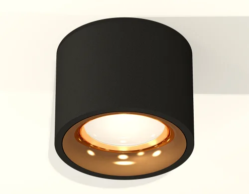 Светильник накладной Techno spot XS7511024 Ambrella light чёрный 1 лампа, основание чёрное в стиле хай-тек современный круглый фото 2