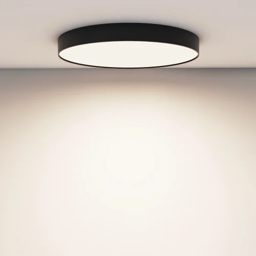 Светильник потолочный LED Zon C032CL-90W4K-RD-B Maytoni белый на 1 лампу, основание чёрное в стиле современный фото 11
