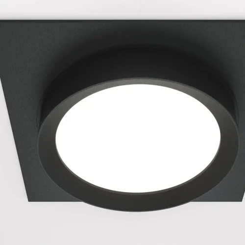 Светильник точечный Hoop DL086-GX53-SQ-B Maytoni чёрный 1 лампа, основание чёрное в стиле современный  фото 3