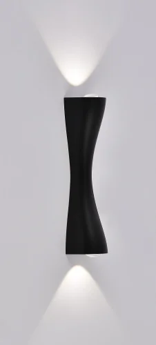 Бра LED Tegmine A2696AP-10BK Arte Lamp чёрный на 1 лампу, основание чёрное в стиле хай-тек современный 