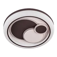 Светильник потолочный LED с пультом 10255/S LED Escada белый на 1 лампу, основание чёрное в стиле хай-тек с пультом Светильник потолочный LED с пультом 10255/S LED Escada белый на 1 лампу, основание чёрное в стиле хай-тек с пультом