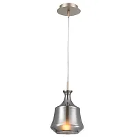 Светильник подвесной Forma 808028 Lightstar серый 1 лампа, основание бежевое в стиле арт-деко 
