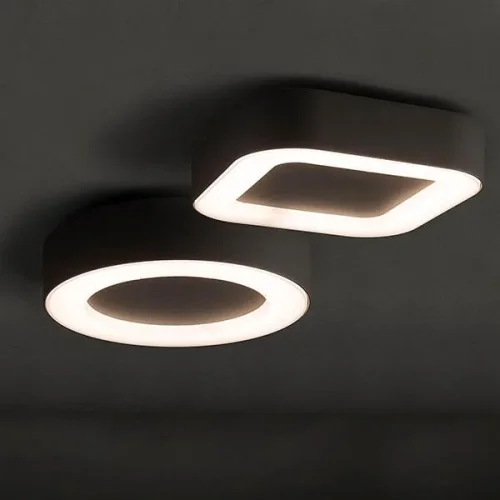 Потолочный светильник уличный LED Merida Led 9514-NW Nowodvorski уличный IP44 серый на 1 лампу, плафон белый в стиле современный LED фото 2