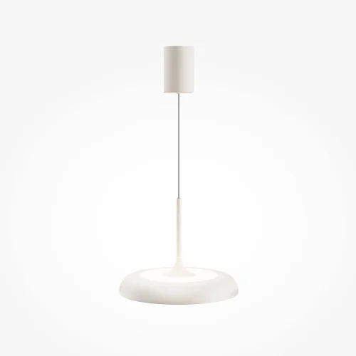 Светильник подвесной LED Gerhard MOD189PL-L39W3K Maytoni белый на 1 лампу, основание белое в стиле современный фото 3