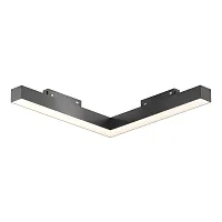 Трековый светильник LED Magnetic track system Gravity TR078-2-24W3K-B Maytoni чёрный для шинопроводов серии Magnetic track system Gravity чёрный