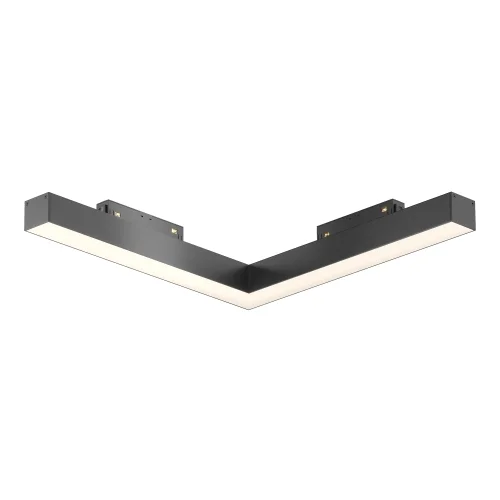 Трековый светильник LED Magnetic track system Gravity TR078-2-24W3K-B Maytoni чёрный для шинопроводов серии Magnetic track system Gravity чёрный