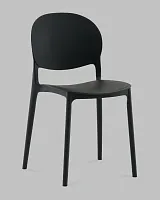 Стул Briny, пластик черный УТ000041340 Stool Group, чёрный/пластик, ножки/металл/чёрный, размеры - *780****