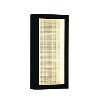 Настенный светильник уличный LED Mist 4298-1W Favourite уличный IP чёрный на 1 лампу, плафон чёрный в стиле современный хай-тек LED