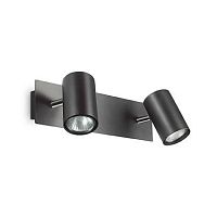 Бра SPOT AP2 NERO Ideal Lux чёрный 2 лампы, основание чёрное в стиле современный 