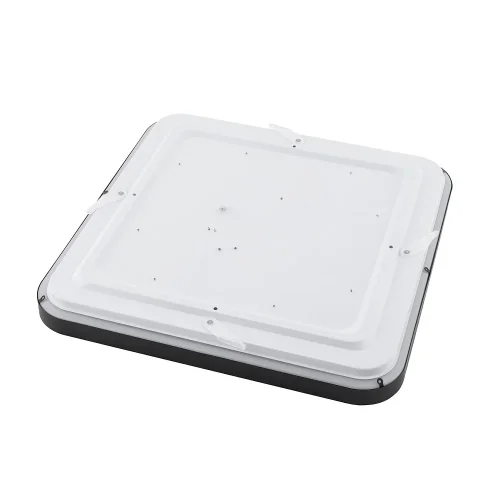 Светильник потолочный Agnes Square Pro 10985-NW Nowodvorski белый на 1 лампу, основание чёрное в стиле современный фото 5