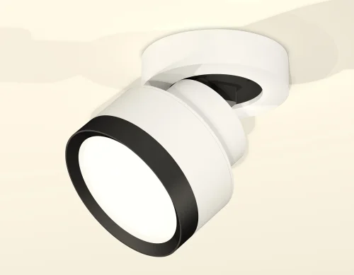 Светильник накладной XM8101002 Ambrella light белый 1 лампа, основание белое в стиле хай-тек круглый фото 3