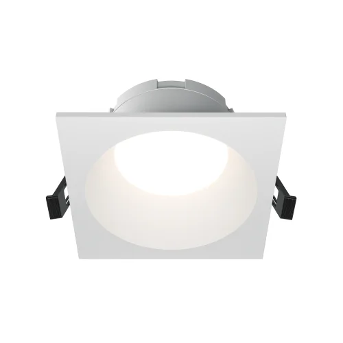 Светильник точечный Share DL126-GX53-SQ-W Maytoni белый на 1 лампу, основание белое в стиле современный квадратный