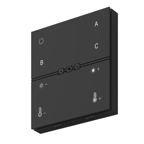 Беспроводная панель управления освещением Smart home DRC034-8-B Maytoni на 1 , основание чёрное в стиле 