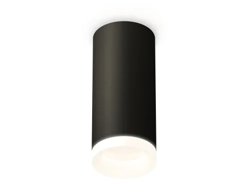 Светильник накладной Techno spot XS7443015 Ambrella light чёрный 1 лампа, основание чёрное в стиле современный хай-тек круглый