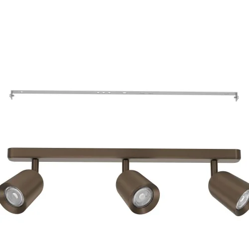 Спот с 3 лампами Camaldoli 901951 Eglo бронзовый GU10 в стиле современный фото 4 Спот с 3 лампами Camaldoli 901951 Eglo бронзовый GU10 в стиле современный фото 4
