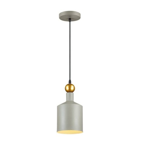 Светильник подвесной Bolli 4086/1 Odeon Light серый 1 лампа, основание серое в стиле лофт 