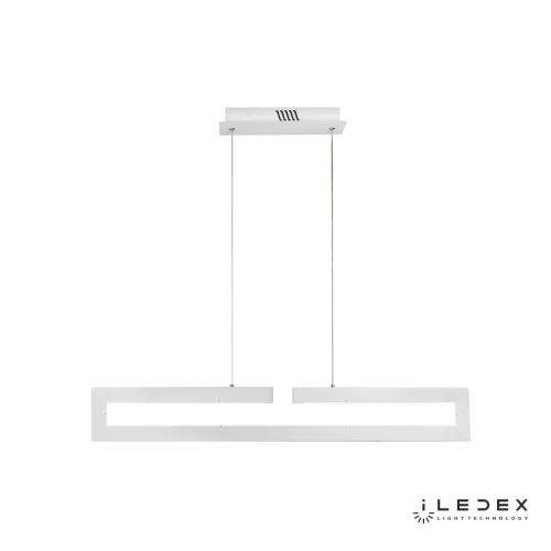 Светильник подвесной LED с пультом Stalker 9082-900*90-D WH iLedex белый 1 лампа, основание белое в стиле современный хай-тек с пультом фото 4
