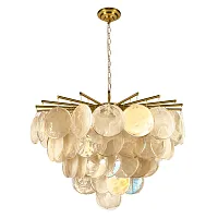 Люстра подвесная Лолли / Lolly 10492/800 Champagne LOFT IT шампань на 10 ламп, основание бронзовое в стиле современный 