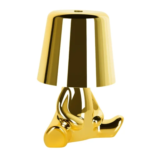 Настольная лампа LED Brothers 10233-E Gold LOFT IT золотая 1 лампа, основание золотое металл в стиле модерн животные фото 3