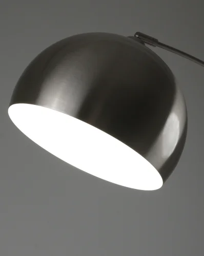 Торшер Arco V11516-1F Moderli изогнутый матовый хром на 1 лампу, основание матовое хром в стиле современный лофт фото 3 Торшер Arco V11516-1F Moderli изогнутый матовый хром на 1 лампу, основание матовое хром в стиле современный лофт фото 3