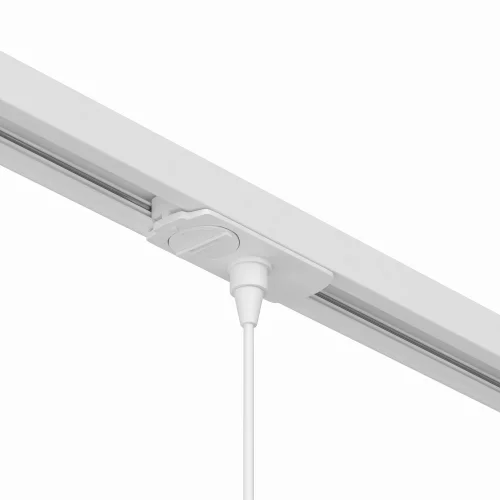 A230033 Коннектор питания (адаптер) скрытой установки с гайкой зажимом Arte Lamp белый в стиле современный для светильников серии Track Accessories однофазный фото 2