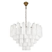Люстра подвесная Мурано / Murano 10580/800 White LOFT IT белая на 18 ламп, основание бронзовое в стиле арт-деко современный Люстра подвесная Мурано / Murano 10580/800 White LOFT IT белая на 18 ламп, основание бронзовое в стиле арт-деко современный