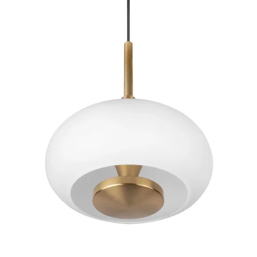 Светильник подвесной LED Marshmallow 10390 LOFT IT белый на 1 лампу, основание чёрное в стиле арт-деко фото 5