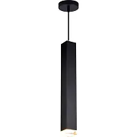 Светильник подвесной Faino 2068/92/01P Stilfort чёрный 1 лампа, основание чёрное в стиле современный трубочки