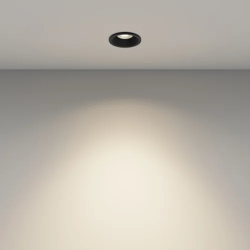 Светильник точечный LED Mini DL059-7W3K-B Maytoni чёрный 1 лампа, основание чёрное в стиле современный хай-тек круглый фото 4