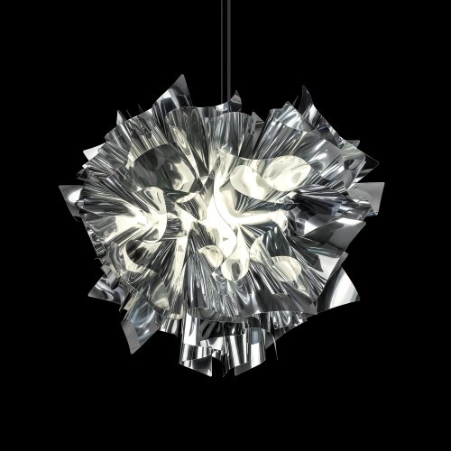 Люстра подвесная Слизия / Clizia 10593/600 Silver LOFT IT серебряная на 4 лампы, основание в стиле фото 4