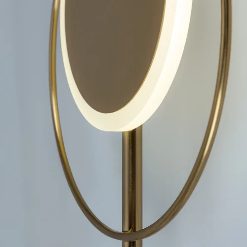 Бра LED Polaris A2604AP-7GO Arte Lamp золотой на 1 лампа, основание золотое в стиле хай-тек кольца фото 3