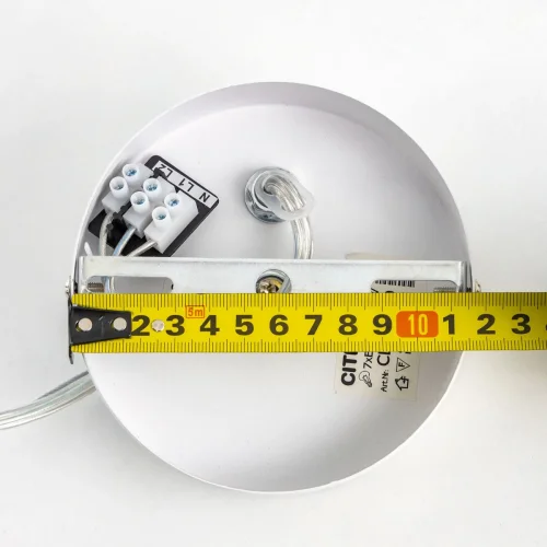 Люстра подвесная Тильда CL469170 Citilux белая на 7 ламп, основание белое в стиле современный  фото 11