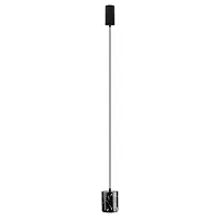 Светильник подвесной LED Spacey 10368/M LOFT IT чёрный на 1 лампу, основание чёрное в стиле современный минимализм 