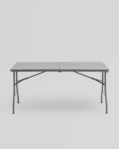 Стол складной 152*74*74 - чемодан, серый УТ000040165 Stool Group столешница серая из пластик фото 4