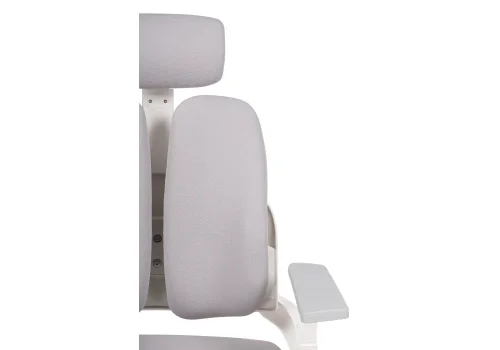 Компьютерное кресло Hiba gray / chrome 15605 Woodville, серый/ткань, ножки/металл/хром, размеры - *1180***650*620 фото 7