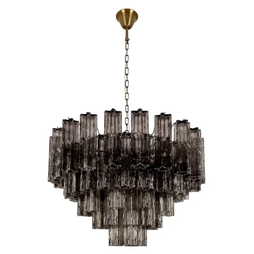 Люстра подвесная Мурано / Murano 10580/800 Smoke LOFT IT дымчатая на 18 ламп, основание бронзовое в стиле арт-деко современный Люстра подвесная Мурано / Murano 10580/800 Smoke LOFT IT дымчатая на 18 ламп, основание бронзовое в стиле арт-деко современный