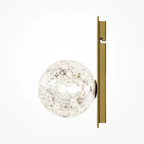Бра Lunella MOD470WL-01BS Maytoni прозрачный на 1 лампу, основание латунь в стиле современный шар фото 5 Бра Lunella MOD470WL-01BS Maytoni прозрачный на 1 лампу, основание латунь в стиле современный шар фото 5