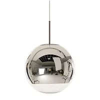 Светильник подвесной Mirror Ball D25 179992-22 ImperiumLoft прозрачный 1 лампа, основание серебряное в стиле минимализм хай-тек лофт 