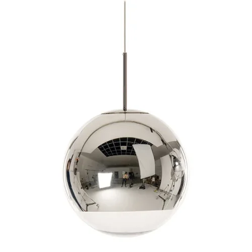 Светильник подвесной Mirror Ball D25 179992-22 ImperiumLoft прозрачный на 1 лампу, основание серебряное в стиле лофт хай-тек минимализм  Светильник подвесной Mirror Ball D25 179992-22 ImperiumLoft прозрачный на 1 лампу, основание серебряное в стиле лофт хай-тек минимализм