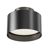 Светильник накладной LED Planet C009CW-L16B4K Maytoni чёрный на 1 лампу, основание чёрное в стиле современный хай-тек круглый