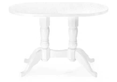 Деревянный стол Адней белый / рисунок 455836 Woodville столешница белая из лдсп фото 2