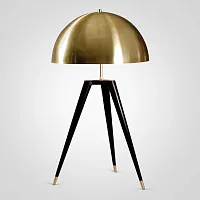 Настольная лампа Matthew 74297-22 ImperiumLoft золотая 1 лампа, основание чёрное металл в стиле современный на треноге