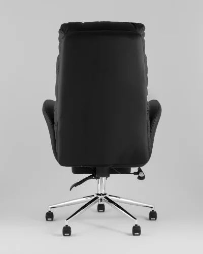 Кресло руководителя TopChairs Solid NC с оттоманкой, черный УТ000041759 Stool Group, /, ножки//, размеры - ***** фото 2