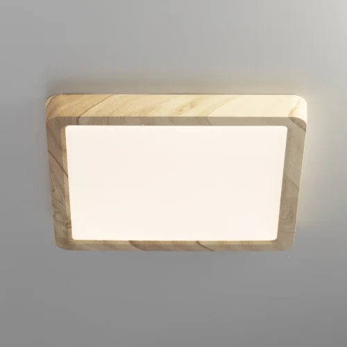 Светильник потолочный LED DIMM Бейсик CL738K182V Citilux белый 1 лампа, основание бежевое в стиле современный хай-тек квадратный фото 4