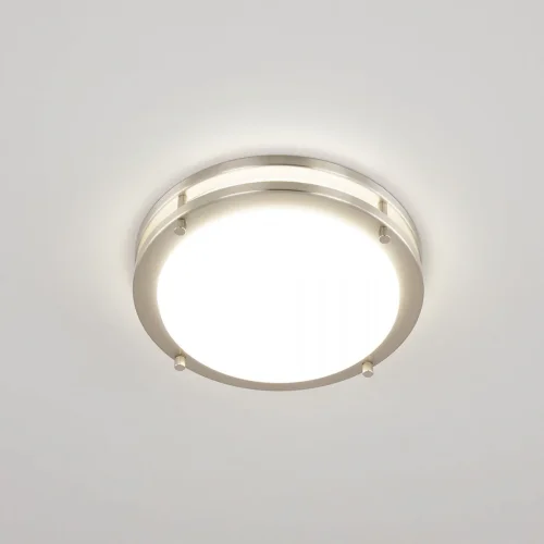Светильник потолочный LED Бостон CL709201N Citilux белый 1 лампа, основание матовое хром в стиле современный  фото 2
