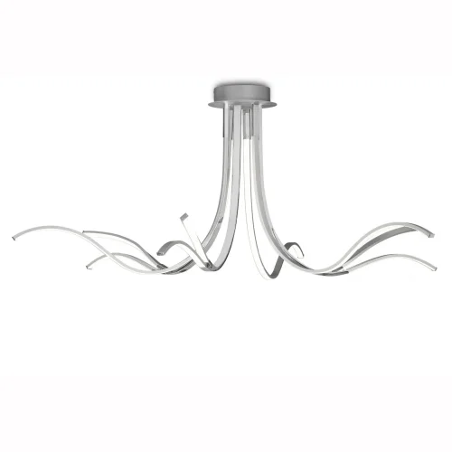 Люстра потолочная LED CORINTO 6106 Mantra хром на 1 лампа, основание хром серебряное в стиле современный 