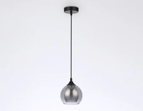 Светильник подвесной TR3539 Ambrella light серый чёрный 1 лампа, основание чёрное в стиле современный  фото 3