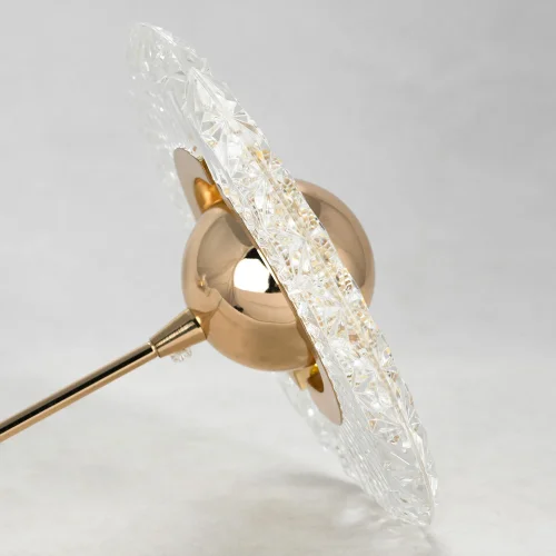 Светильник подвесной LED LSP-8478 Lussole золотой белый 1 лампа, основание золотое в стиле современный  фото 4