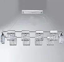 Люстра подвесная 4210/C chrome Newport прозрачная на 10 ламп, основание хром в стиле современный 