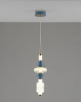 Светильник подвесной LED Atelieri V11690-PL Moderli белый на 1 лампу, основание золотое в стиле современный американский кантри 